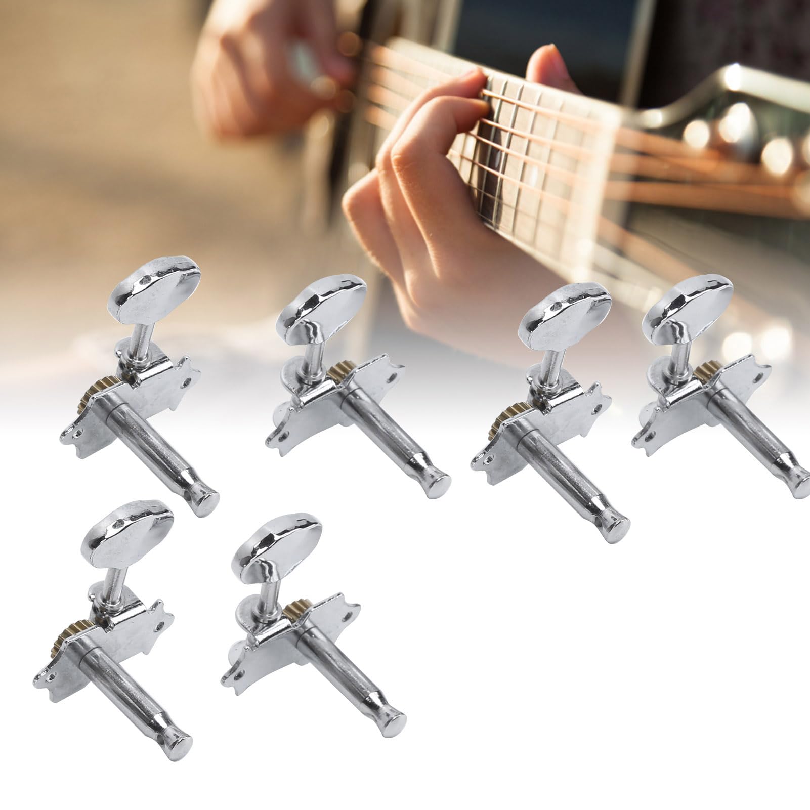 Amazon | ギターチューニングキーメタルノブチューナーの交換